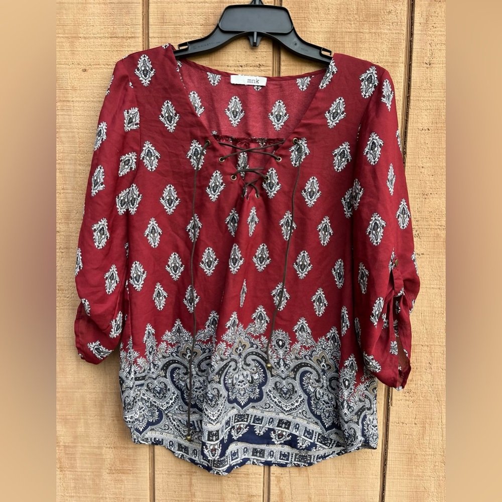 mnk | Women's Patterned Blouse
